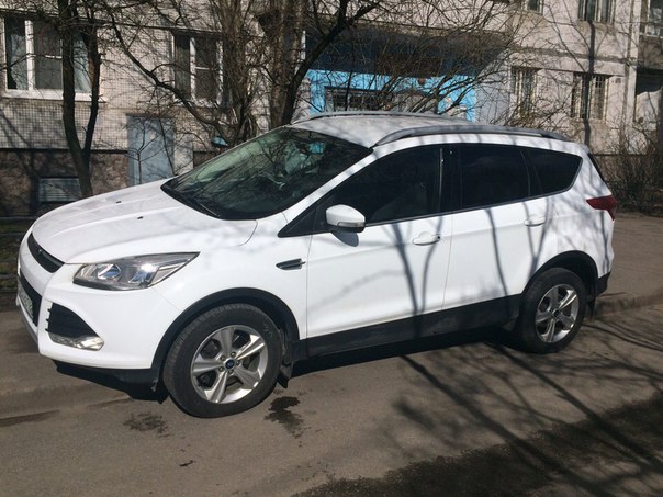 Утром 29 апреля мы вышли во двор и не обнаружили своего автомобиля: Белый Ford Kuga
