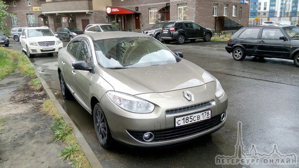 В ночь 30 на 31 марта был угнан RENAULT FLUENCE. приметы: замят порог у водительской двери, над прав...