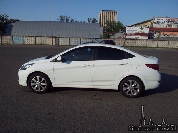 Прошу помощи! Угнан 20.04.16 Hyundai Солярис М645СР178 цвет белый 2012 года комплектация евро-2012 из...
