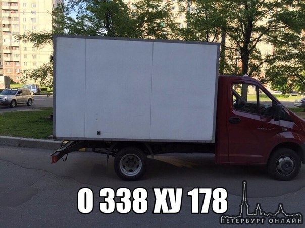 4 мая в промежутке между 16:30 и 22:00 была угнана ГАЗ NEXT 2013 года гос номер О338ХУ178 вишневый к...