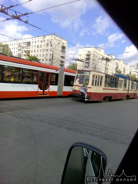 Вот такой вот заяц едет по Солидарности)