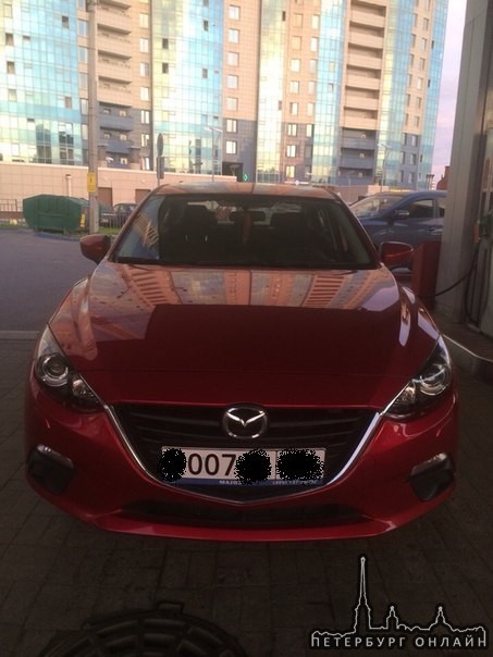 Угнали MAZDA 3 седан (новый кузов) красного цвета. угнали 23.06.2016 около 15:30-16:00 в Приморском ...