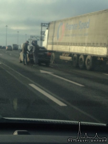 Внутренний КАД перед съездом на пулковку