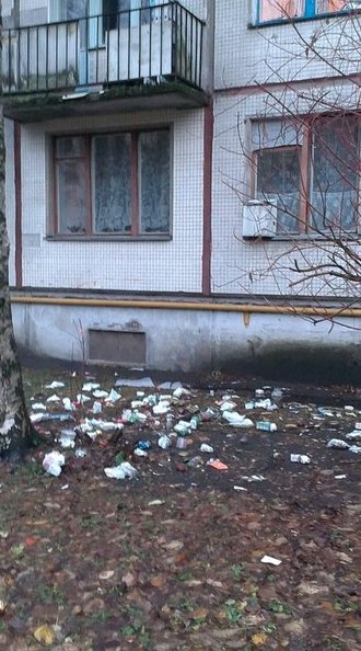 Ежедневно наблюдаю такую картину за домом 36- 3 на Карпинского .Люди систематически выносят мусор в ...