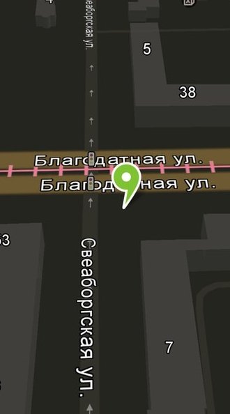 В 14.40 немного занесло автомобиль при повороте со Свеаборгской на Благодатную. .