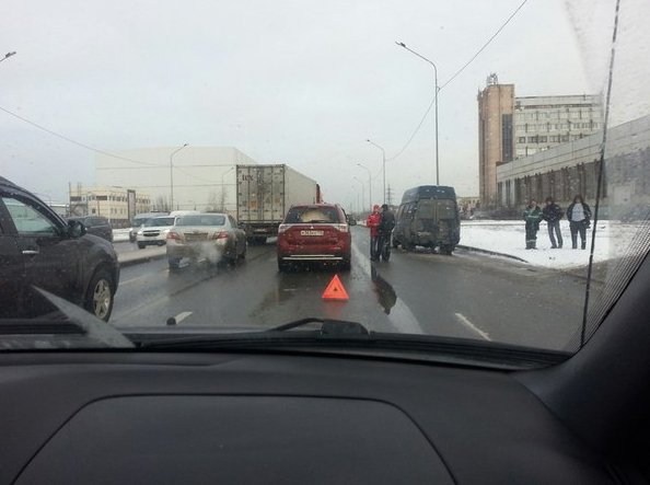 Софийское шоссе в ударе, 2 не больших ДТП и 1 поломка