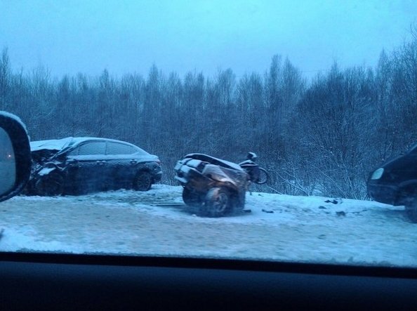 Страшная авария на пушкинском шоссе Дпс и пожарная машина на месте
