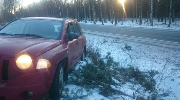 Гололёд, господа! Будте аккуратны, мне не удалось сегодня(((