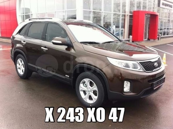 Ночью 28.02 из города Всеволожска угнали машину Kia Sorento коричневого цвета