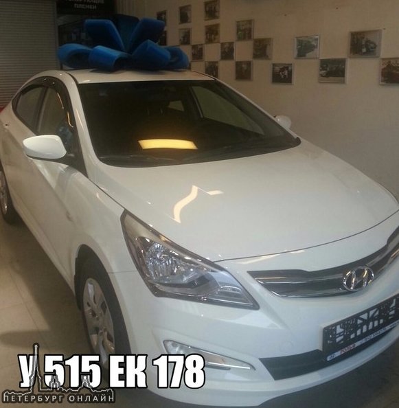 В ночь с 23 на 24 февраля от дома 53к4 на Ленинском пр. был угнан автомобиль Hyundai Solaris рестайл...