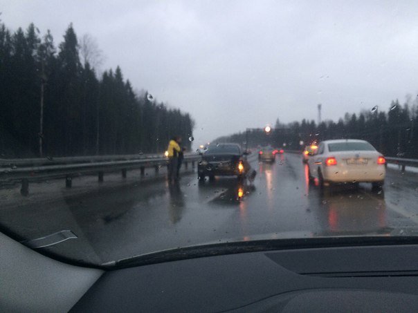 ДТП на Новоприозерском шоссе, в сторону Сосново, у поворота на Агалатово, в 18:30