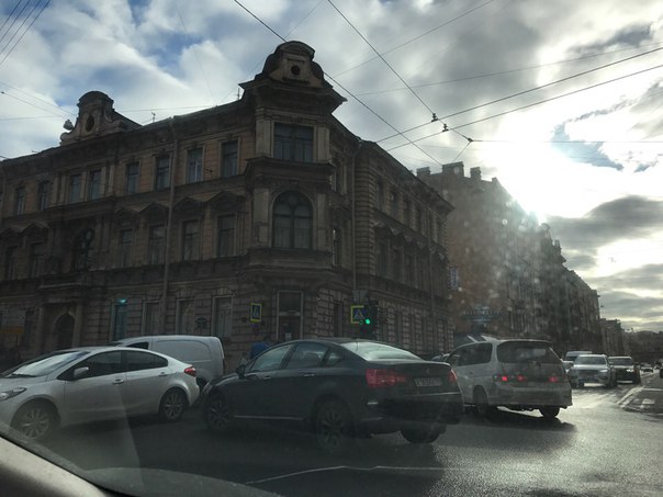 ДТП из 3х автомобилей на перекрёстке 2ой Советской и Суворовского проспекта,движение затруднено ,про...