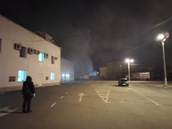 Пожар в заброшенном здании на Обводном канале д. 62.