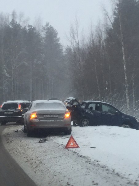 Авария в Кальтино на Колтушском шоссе