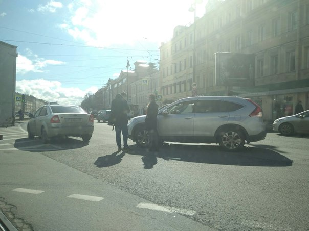 Авария на Московском проспекте вблизи Московских ворот