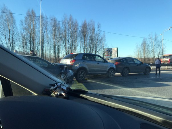 Паровозик в Разметелево в сторону Питера