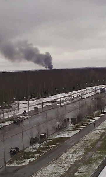 Вид с Шуваловского примерно на Левашово.