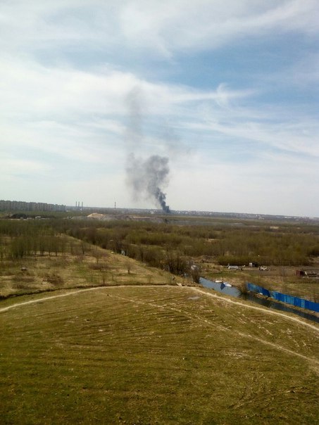 Что-то горит в Московской Славянке. Может кто-то знает что произошло?