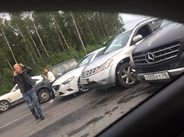 Тройнячек замутили ребята на Колтушском шоссе