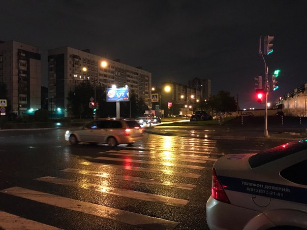 Сегодня 1:40 ночи , на перекрёстке Камышовой и Планерной, водитель Соляриса поворачивал налево , тем...
