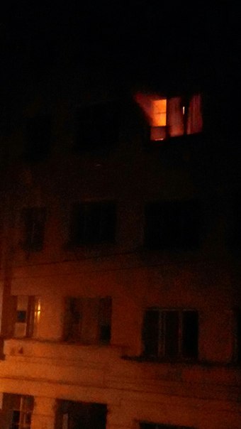 Ул.Бабушкина д.133 снова горит расселенный дом!