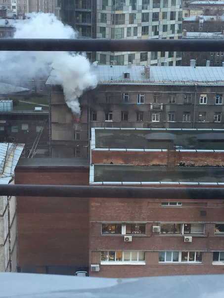 Пожар в доме 5 на Проспекте Юрия Гагарина
