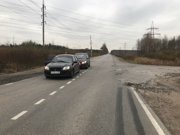 ДТП на Дороге в Каменку , на перекрестке с Михайловской дорогой