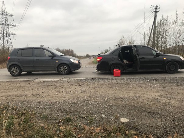 ДТП на Дороге в Каменку , на перекрестке с Михайловской дорогой