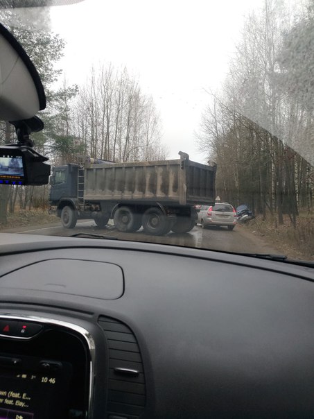 Только что произошло ДТП на трассе 41К-97, между Зеленогорском и пос. Огоньки.