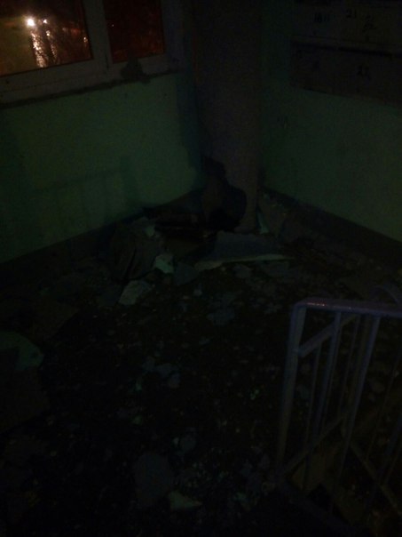 В доме 5 на Солдата Корзуна Взрыв в мусоропроводе, такой силы, что подпрыгнула вместе с диваном.