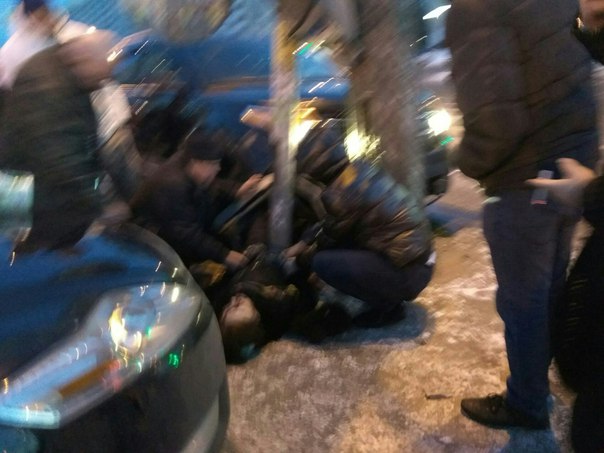 После столкновения на перекрестке Ольги Форш и Проспекта Просвещения , автомобиль отлетел на тротуар...