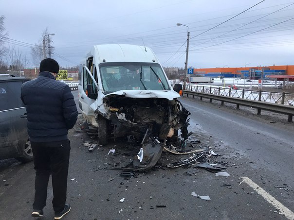 Лобовое столкновение на мосту в Тосно-2! Водитель ТагАЗ Тинго был в состоянии сильного алкогольного ...