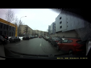 Вчера 25 марта в 15:30 видео регистратором было снято видео ДТП. у метро Звездная, на Звёздной улице...