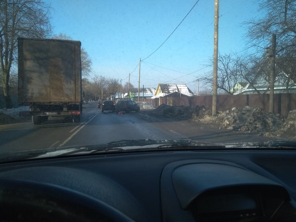 ДТП в Романовке, на Дороге Жизни в сторону города, утром был гололед..