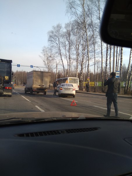 ДТП на Выборгском шоссе в сторону Песочного, у бывшего поста.