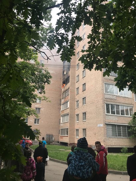 Пожар по адресу Ковалевская улица дом 12