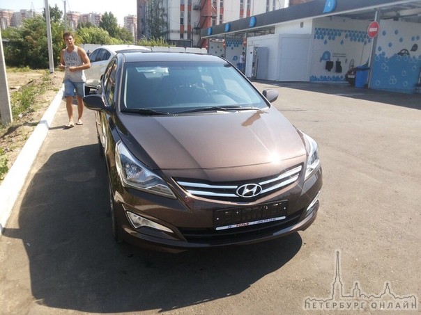 26 июля с улицы Бабушкина от дома 82 днём был угнан автомобиль Hyundai Solaris седан коричневог...