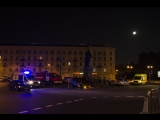 Ночное ДТП на площади Калинина, столкнулись 4 машины, из них 2 уехали почти сразу. Без жертв
