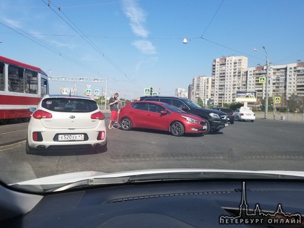 Стоят тупят, пересечение Дунайского проспекта и Бухарестской улицы.