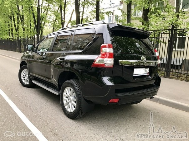 22 августа в 14 часов Московском районе был угнан автомобиль Toyota Land Cruiser Prado 150 черного ц...