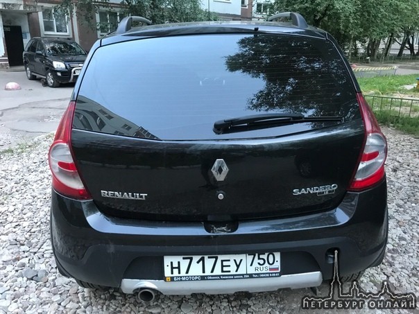 23 августа в 23:00 с ул. Зины Портновой дом 27 был угнан автомобиль Renault Sandero Stepway черного...