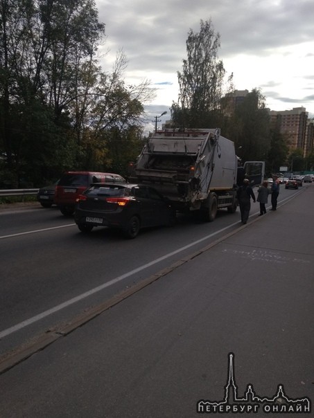 ДТП с запашком во Всеволожске на Дороге Жизни.