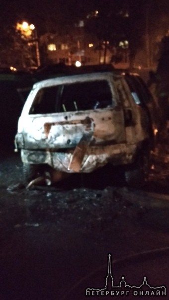 Здравствуйте! 20 сентября по улице Лужской произошел пожар, загорелась машина которая стояла давно в...