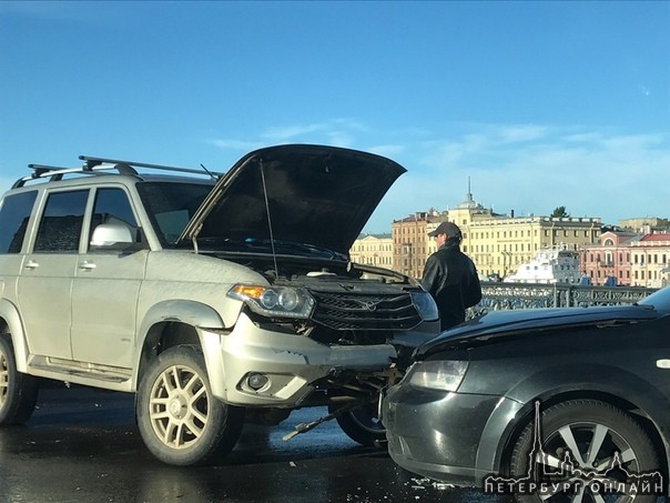 Авария на Благовещенском мосту 9:50