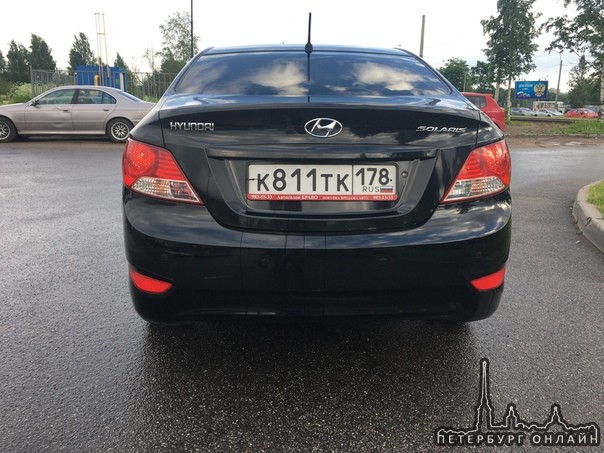 С 7 по 8 октября с Шоссе Революции 37к1 был угнан автомобиль Hyundai Solaris седан черного цвета 201...