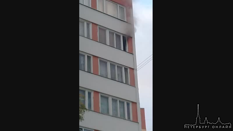 Пожар в квартире на Маршала Захарова в доме 19