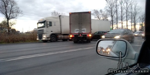 8:26 перед постом у Славянки в сторону города. Поворотуны грустят. Ожидается ад и опоздашки.