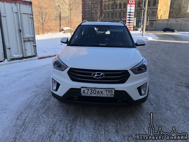 22 декабря с Ленинского проспекта был угнан автомобиль Hyundai Creta, белого цвета 2018 года выпуска