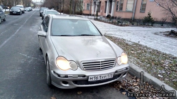 29 декабря с проспекта Наставников от дома 30 был угнан автомобиль Mercedes C230 Kompressor серого ц...