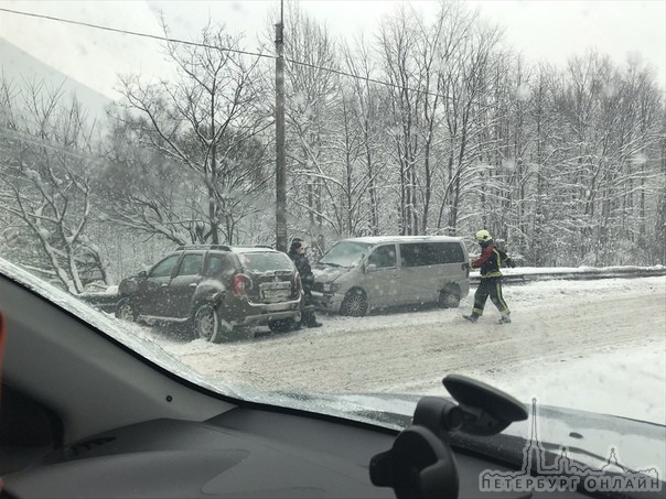 Выборгское шоссе, Осиновая Роща, по направлению в область.